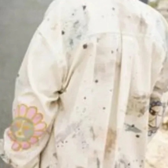 Free People Sunshine Fields Top/Oversized fit/ Sz S - Picture 3 of 16